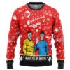 Star Trek Beam Me Up Santa Custom Party Ideas Christmas Jumper Ugly Sweater - Narides