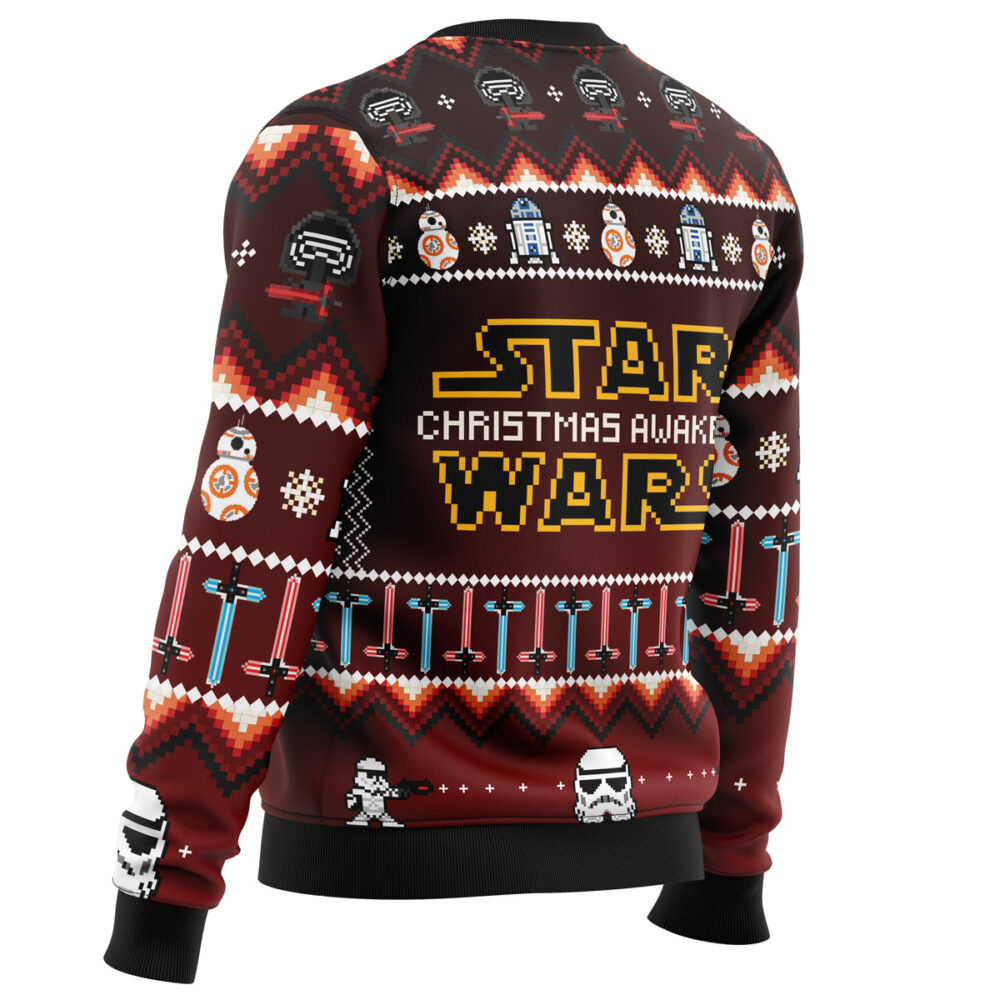 Star Wars Christmas Awakens Ugly Christmas Sweater - Holiday Jumper Sweatshirt - Narides