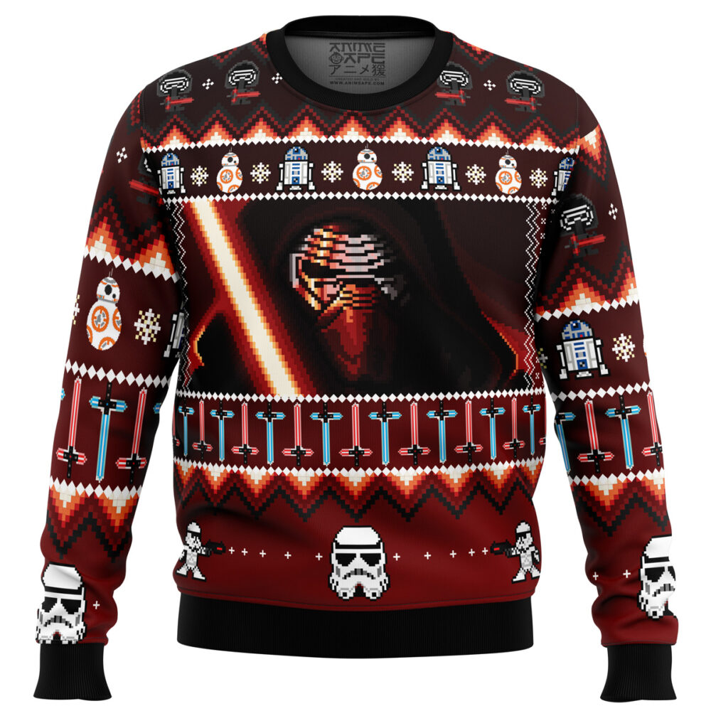 Star Wars Christmas Awakens Ugly Christmas Sweater - Holiday Jumper Sweatshirt - Narides