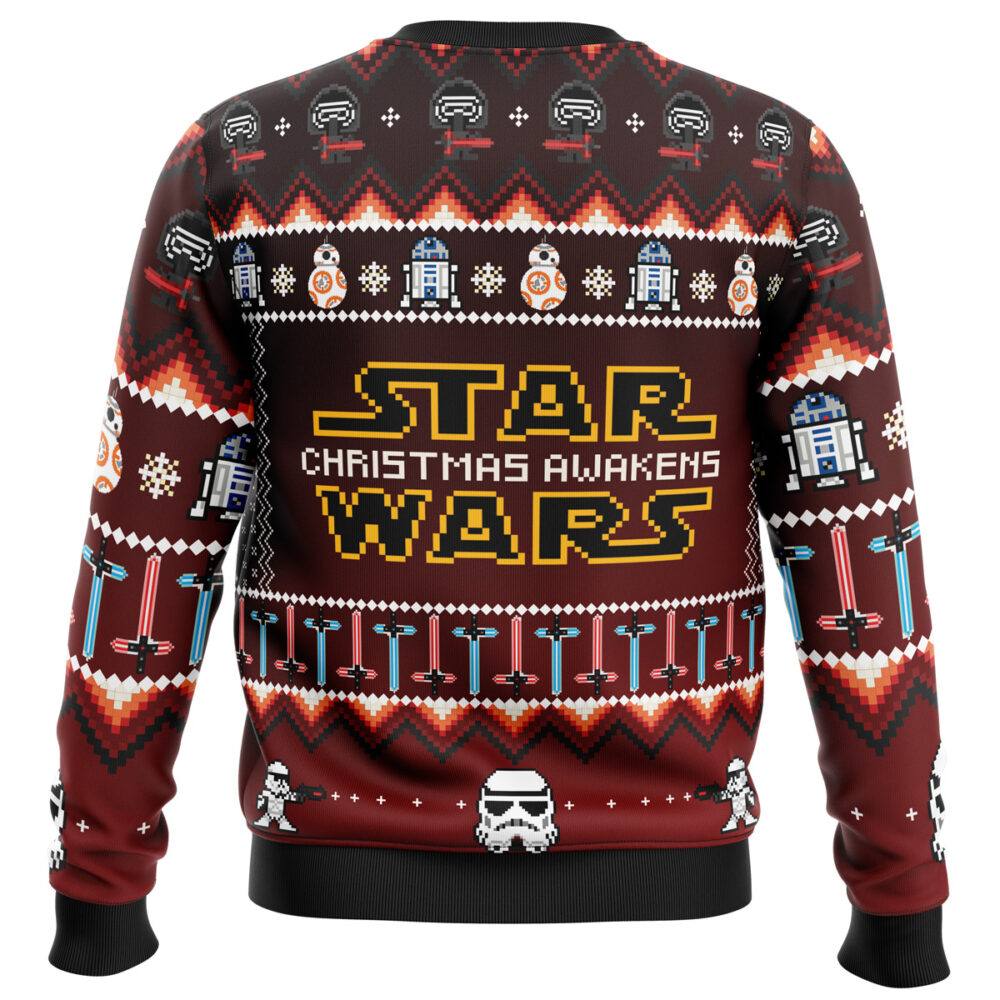 Star Wars Christmas Awakens Ugly Christmas Sweater - Holiday Jumper Sweatshirt - Narides