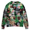 Star Wars Lego Baby Yoda Boba Fett Darth Vader And Stormtroopers Tropical Awesome Ugly Sweater - Narides