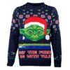 Star Wars Yoda Awesome Ugly Sweater - Narides