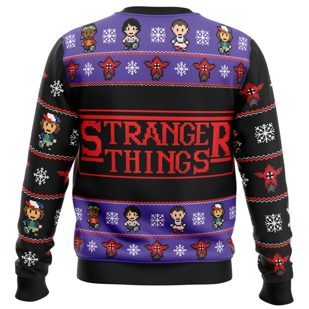 Stranger Things Ugly Christmas Sweater - Holiday Jumper Sweatshirt - Narides