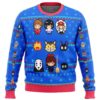 Studio Ghibli Blue Party Ideas Christmas Jumper Ugly Sweater - Narides