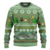 Super Mario Custom Party Ideas Christmas Jumper Limited Ugly Sweater - Narides