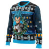 Super Saiyan Blue Vegeta Ugly Christmas Sweater - Holiday Jumper Sweatshirt - Narides