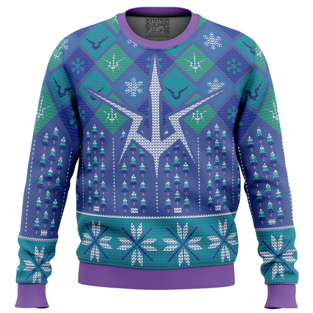 Symbol Lelouch Code Geass Ugly Christmas Sweater - Holiday Jumper Sweatshirt - Narides