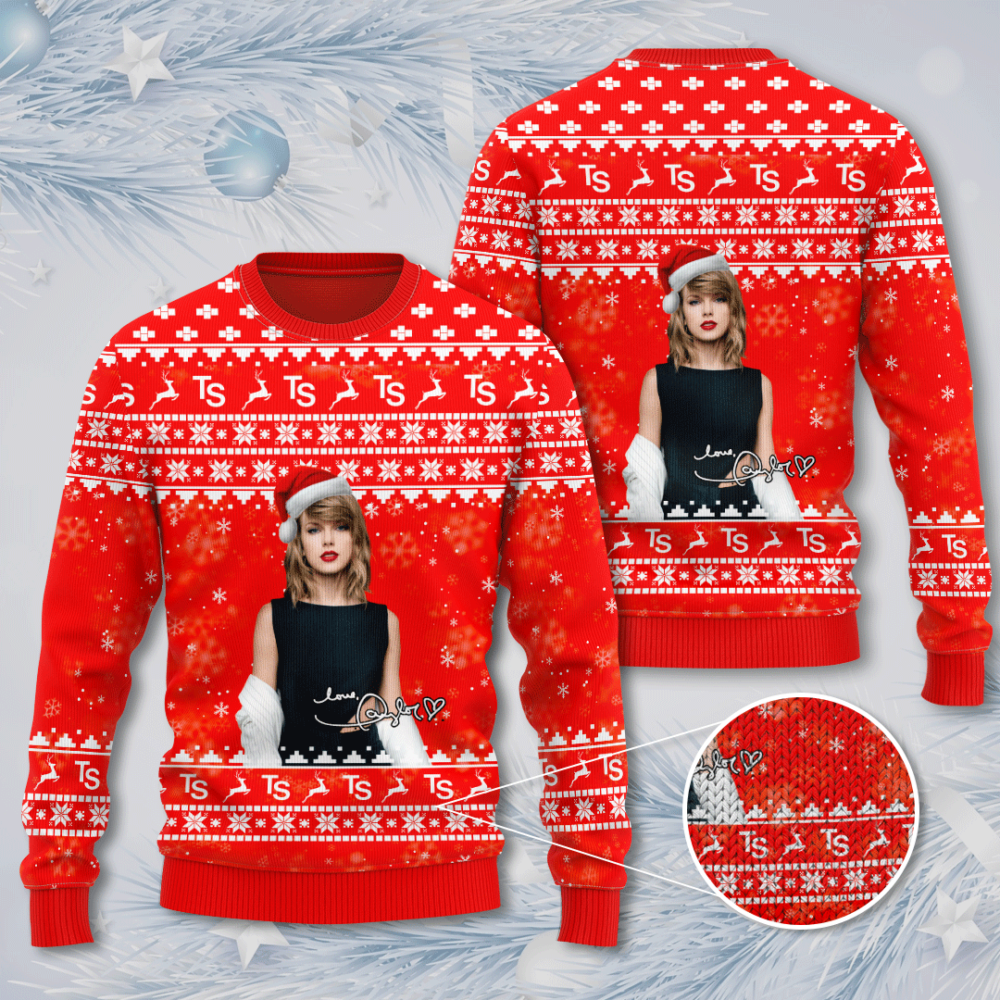 Taylor Merry Swiftmas Custom Taylor Christmas 3d Jumper Christmas Jumper Ugly Sweater – Narides