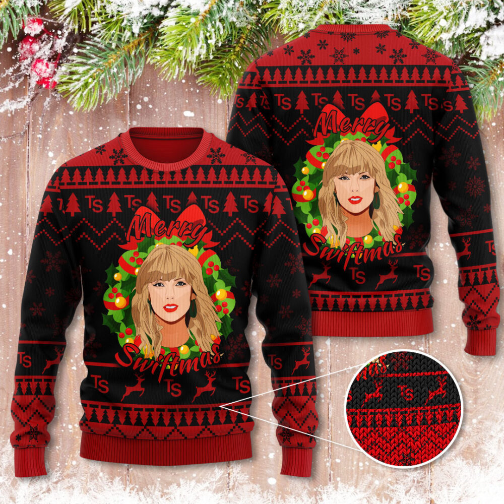 Taylor Merry Swiftmas Custom Taylor Christmas 3d Jumper Christmas Jumper Ugly Sweater – Narides