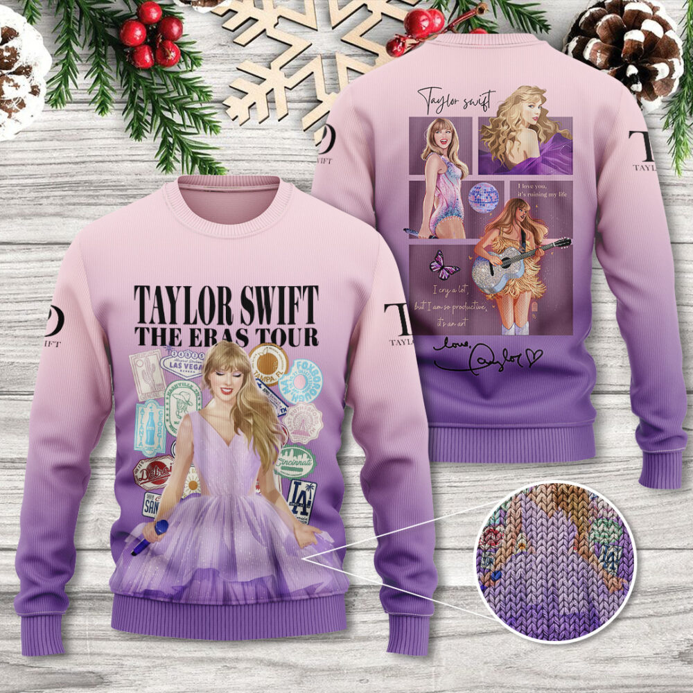 Taylor Merry Swiftmas Custom Taylor Christmas 3d Jumper Holiday Christmas Ugly Sweater – Narides