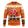 Texas Longhorns Dabbing Santa Claus Party Ideas Christmas Jumper Ugly Sweater - Narides