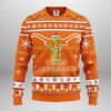 Texas Longhorns Funny Grinch Party Ideas Christmas Jumper Ugly Sweater - Narides