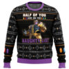 Thanos Naughty List Ugly Christmas Sweater - Holiday Jumper Sweatshirt - Narides