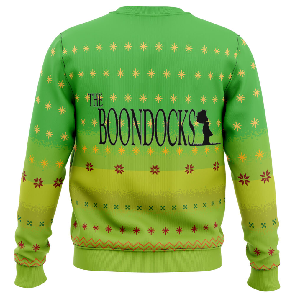 The Boondocks Ugly Christmas Sweater - Holiday Jumper Sweatshirt - Narides