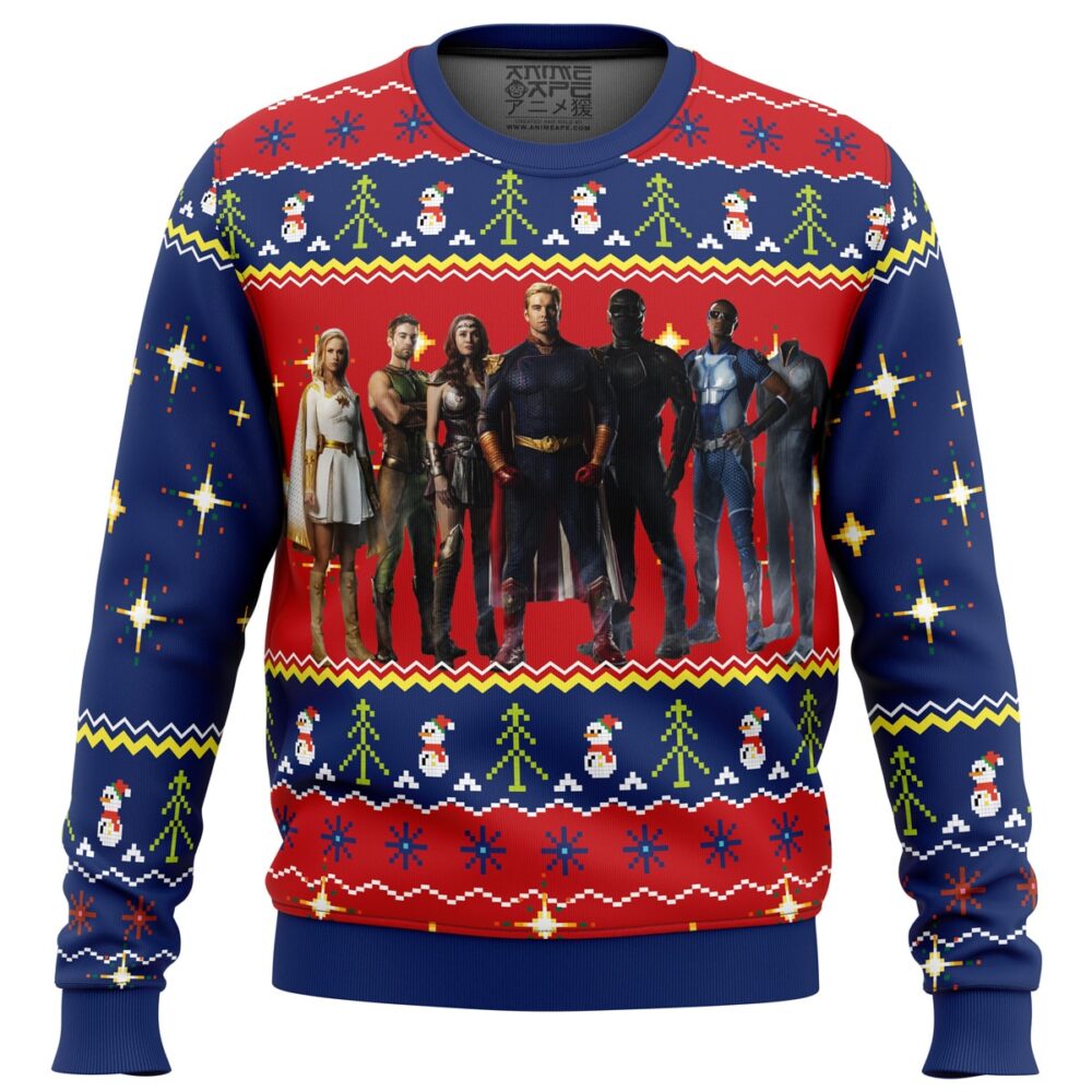 The Boys Ugly Christmas Sweater - Holiday Jumper Sweatshirt - Narides