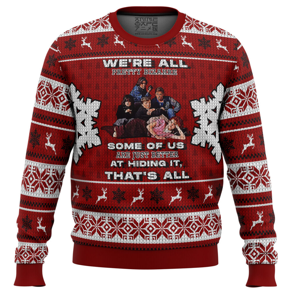 The Breakfast Club Ugly Christmas Sweater - Holiday Jumper Sweatshirt - Narides