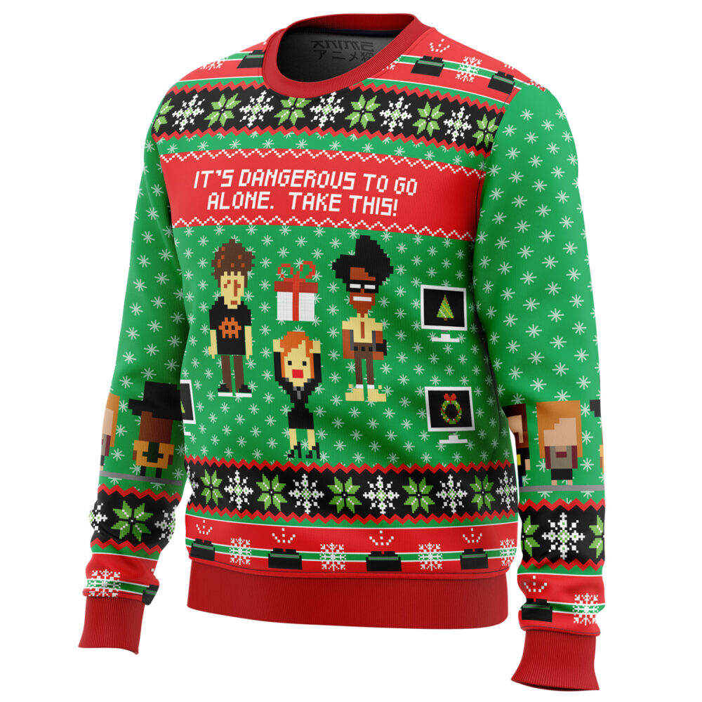 The IT Crowd Ugly Christmas Sweater - Holiday Jumper Sweatshirt - Narides