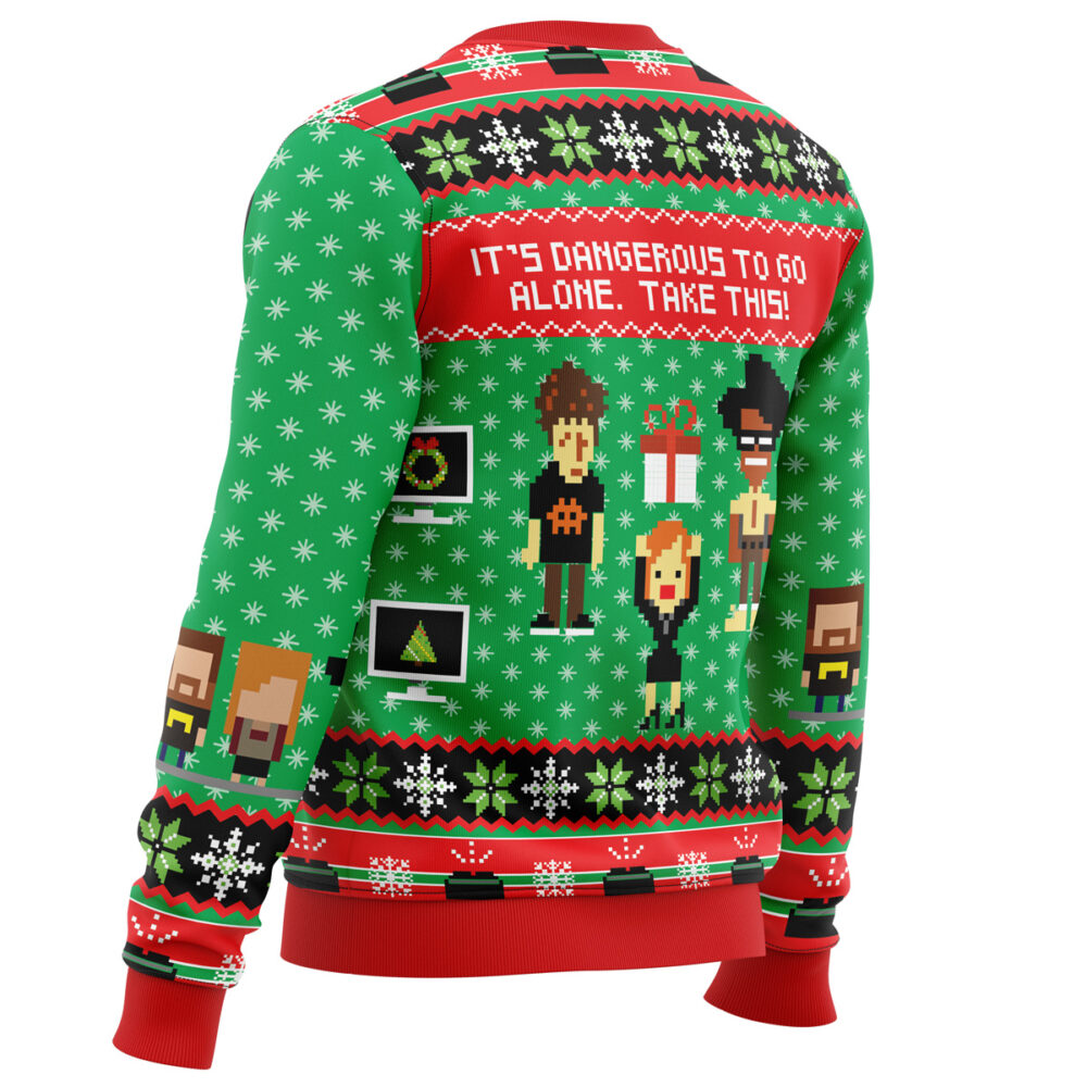 The IT Crowd Ugly Christmas Sweater - Holiday Jumper Sweatshirt - Narides