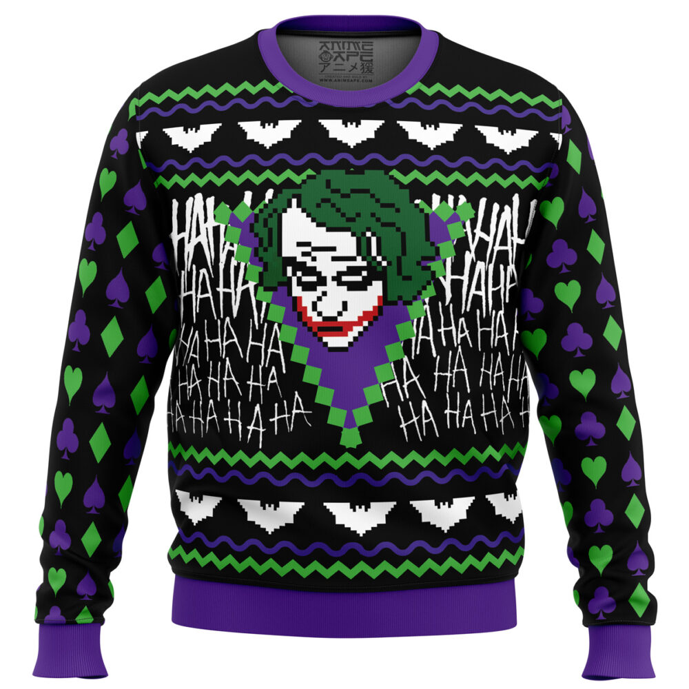 The Joker Ugly Christmas Sweater - Holiday Jumper Sweatshirt - Narides