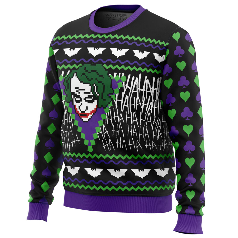 The Joker Ugly Christmas Sweater - Holiday Jumper Sweatshirt - Narides