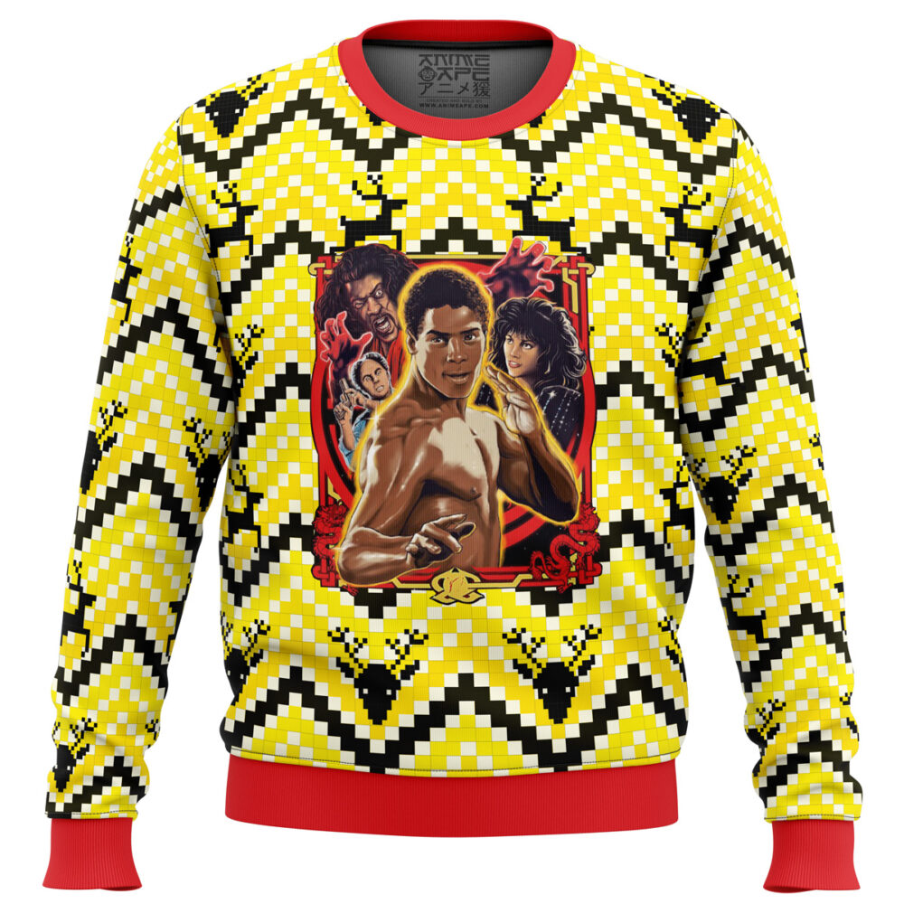 The Last Dragon Ugly Christmas Sweater - Holiday Jumper Sweatshirt - Narides