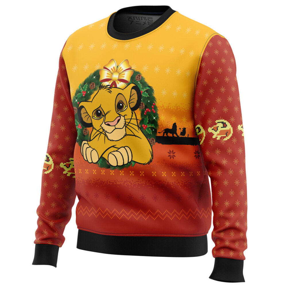 The Lion King Ugly Christmas Sweater - Holiday Jumper Sweatshirt - Narides