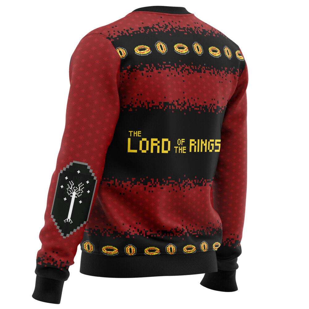 The Lord of the Rings Christmas Ugly Christmas Sweater - Holiday Jumper Sweatshirt - Narides