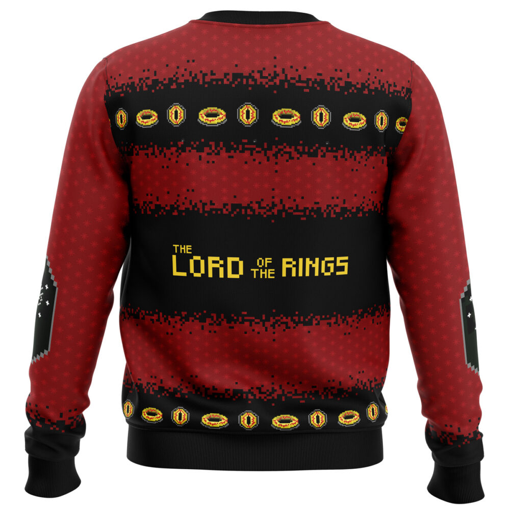 The Lord of the Rings Christmas Ugly Christmas Sweater - Holiday Jumper Sweatshirt - Narides