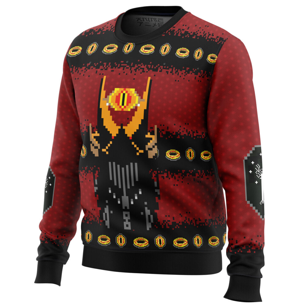 The Lord of the Rings Christmas Ugly Christmas Sweater - Holiday Jumper Sweatshirt - Narides