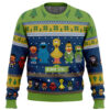 The Main Characters on Sesame Street Ugly Christmas Sweater - Holiday Jumper Sweatshirt - Narides