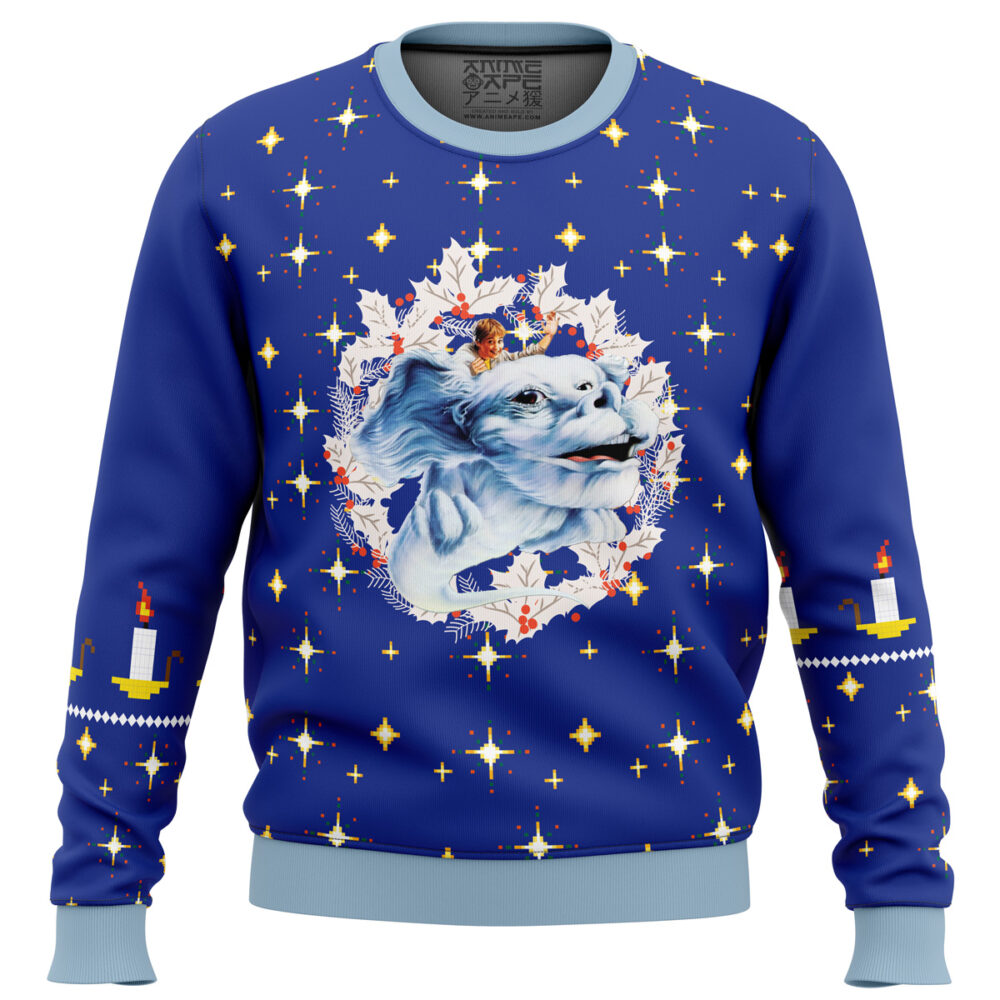 The NeverEnding Story Ugly Christmas Sweater - Holiday Jumper Sweatshirt - Narides