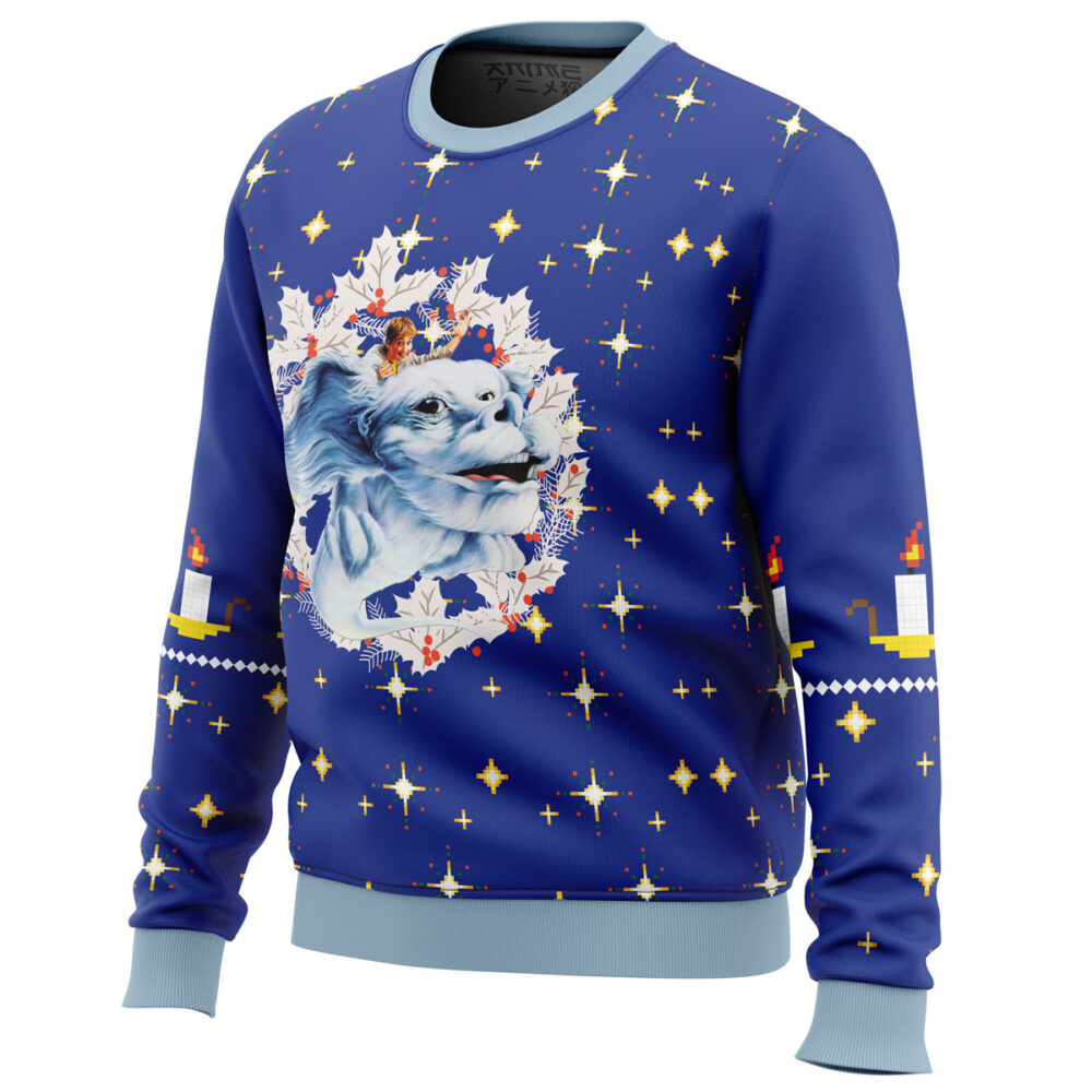 The NeverEnding Story Ugly Christmas Sweater - Holiday Jumper Sweatshirt - Narides