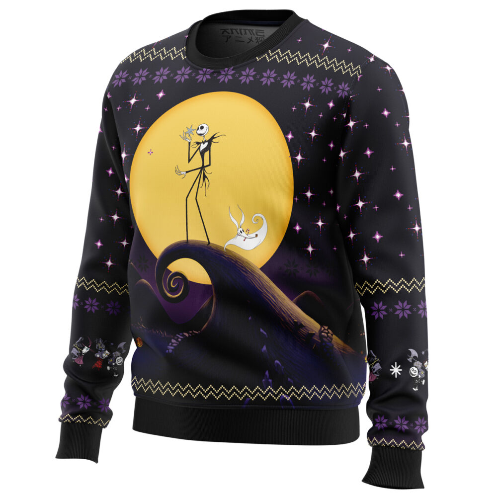 The Nightmare Before Christmas Ugly Christmas Sweater - Holiday Jumper Sweatshirt - Narides