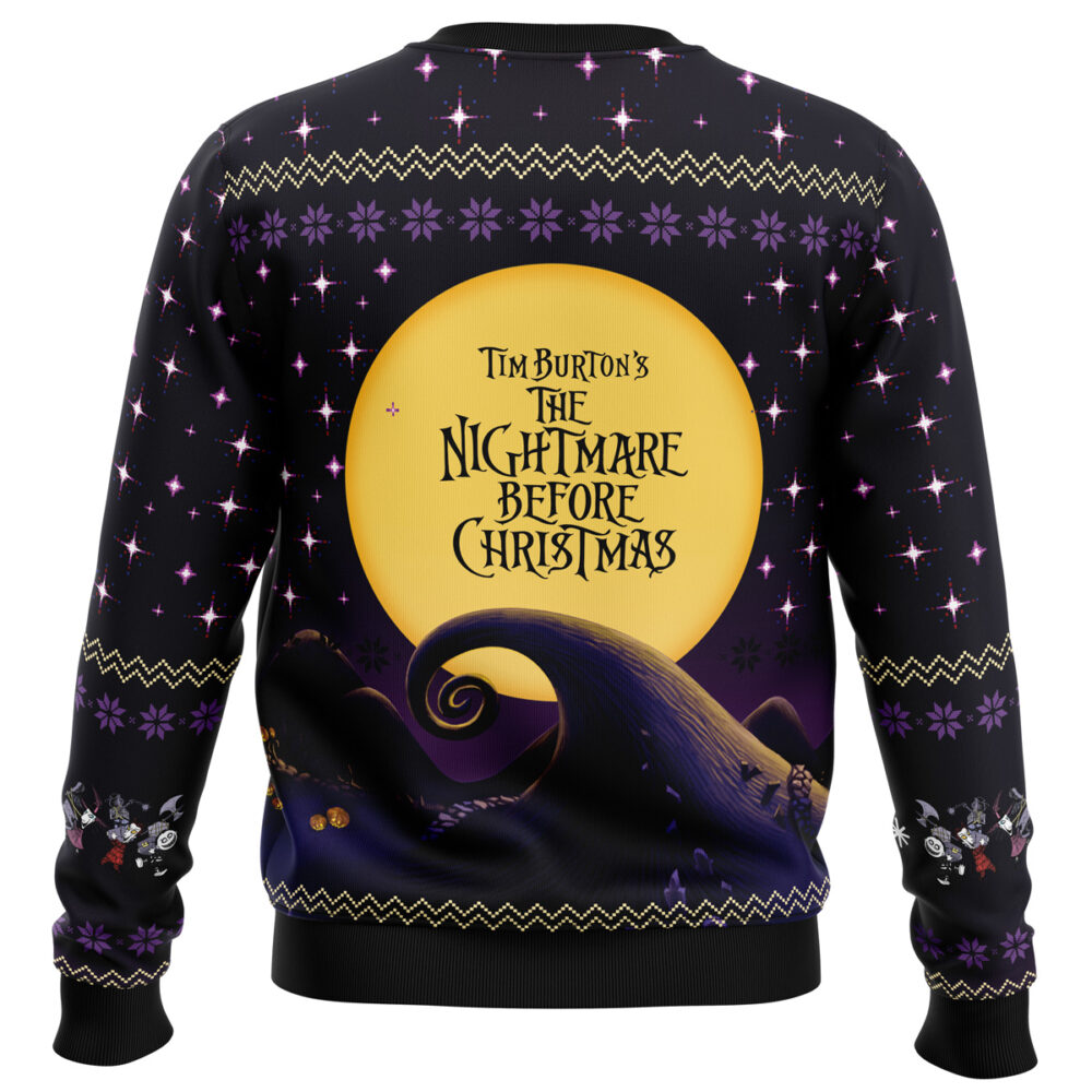 The Nightmare Before Christmas Ugly Christmas Sweater - Holiday Jumper Sweatshirt - Narides