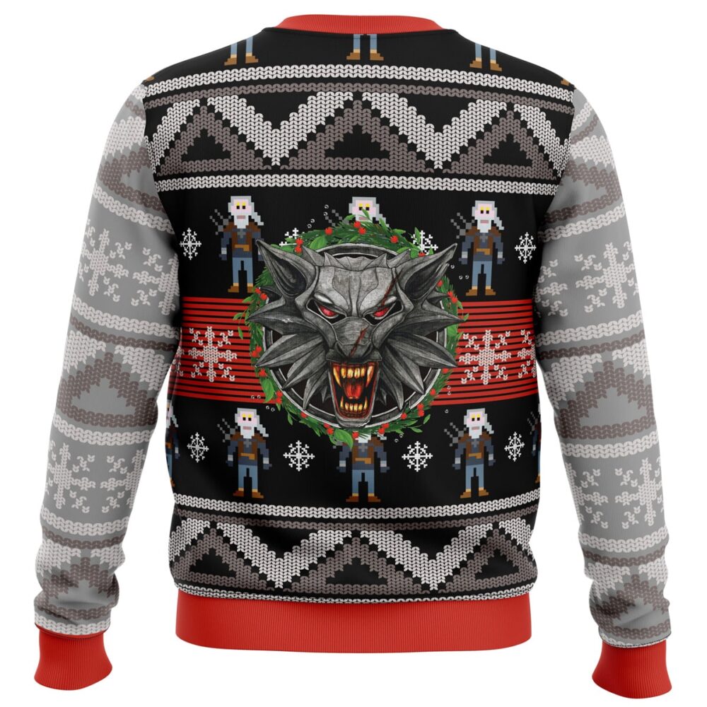 The Witcher 2 Ugly Christmas Sweater - Holiday Jumper Sweatshirt - Narides