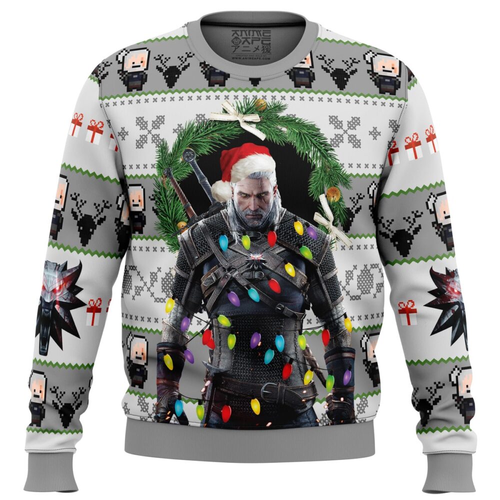 The Witcher Ugly Christmas Sweater - Holiday Jumper Sweatshirt - Narides