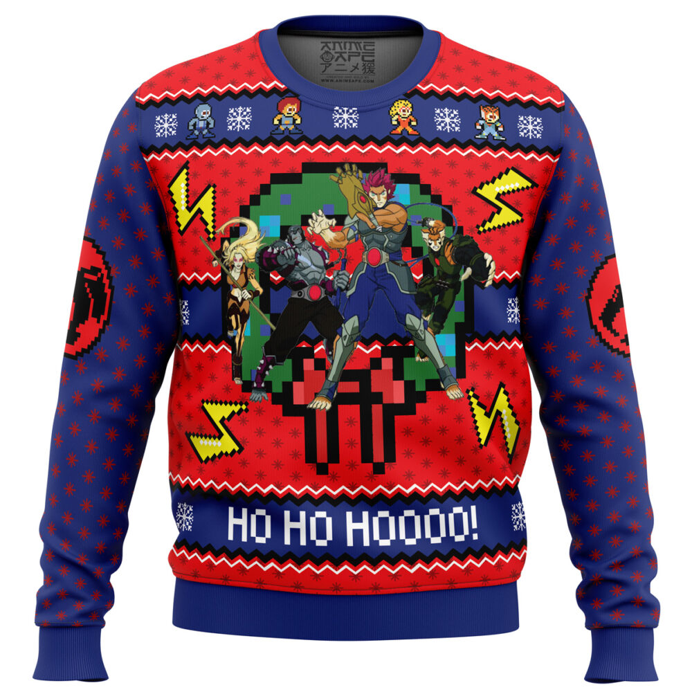 ThunderCats Ugly Christmas Sweater - Holiday Jumper Sweatshirt - Narides