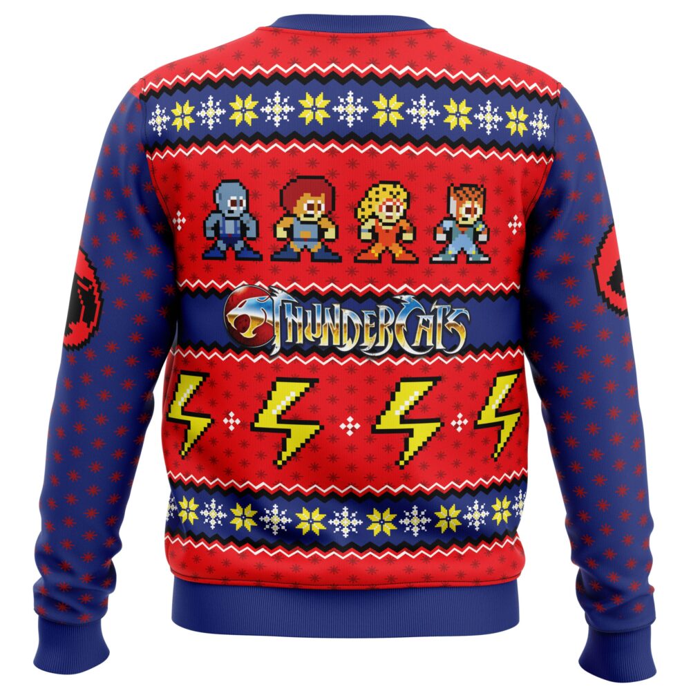 ThunderCats Ugly Christmas Sweater - Holiday Jumper Sweatshirt - Narides