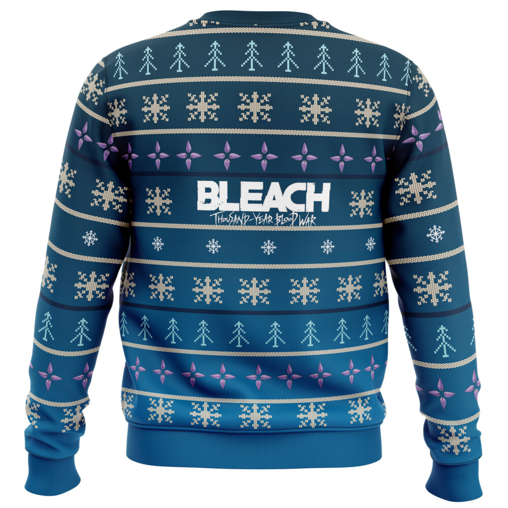 Toshiro Hitsugaya Bleach Thousand-Year Blood War Ugly Christmas Sweater - Holiday Jumper Sweatshirt - Narides