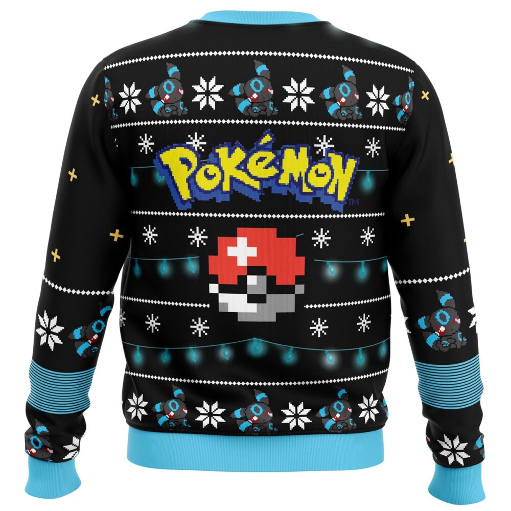 Umbreon Pokemon Ugly Christmas Sweater - Holiday Jumper Sweatshirt - Narides