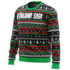 Viking Ship Vinland Saga Christmas Sweater - Holiday Jumper Sweatshirt - Narides