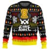 We Didn't Start the Fire this Christmas Fire Force Ugly Christmas Sweater - Holiday Jumper Sweatshirt - Narides