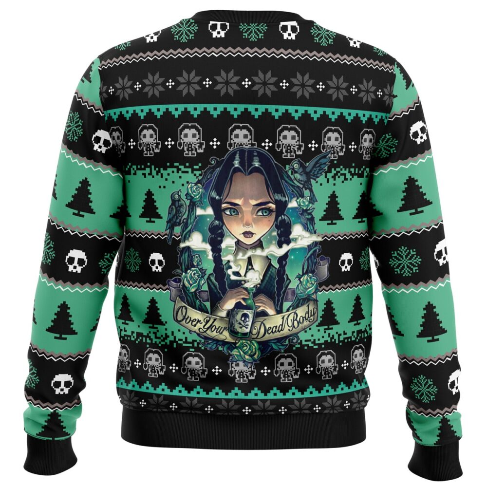 Wednesday Addams Ugly Christmas Sweater - Holiday Jumper Sweatshirt - Narides