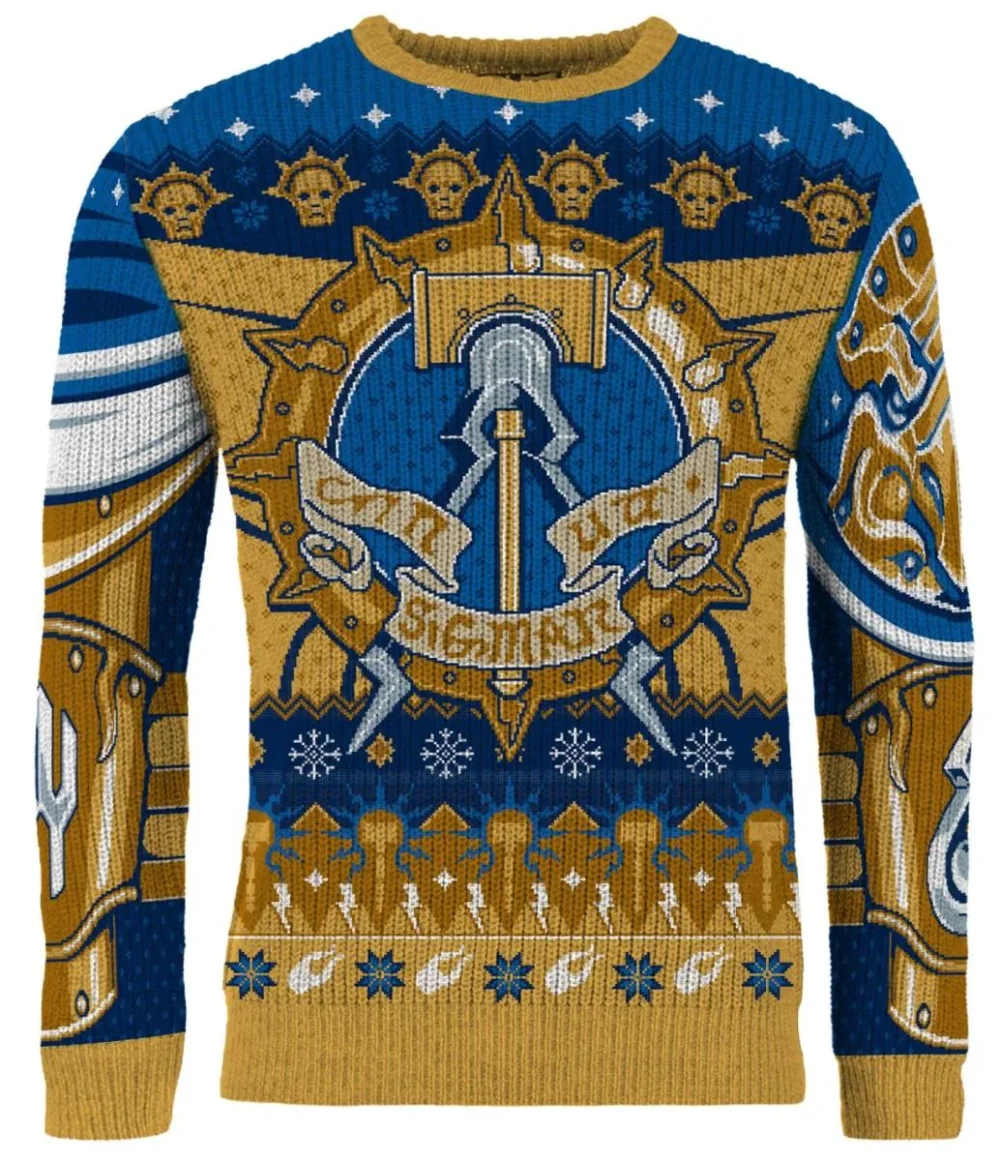 Warhammer Sigmas of the Season Stormcast Christmas Sweater | Holiday Jumper – Narides