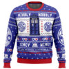 Wibbly Wobbly Doctor Who Ugly Christmas Sweater - Holiday Jumper Sweatshirt - Narides