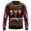 Wine Red Christmas Jumper For Men And Women Awesome Ugly Sweater - Narides