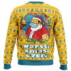 Worst Christmas Ever Simpsons Ugly Christmas Sweater - Holiday Jumper Sweatshirt - Narides