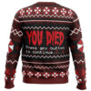 You Died Resident Evil Ugly Christmas Sweater - Holiday Jumper Sweatshirt - Narides