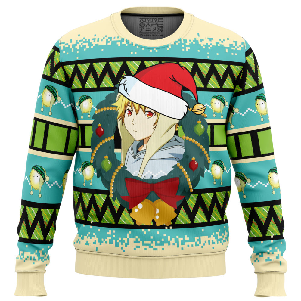 Yukine Noragami Ugly Christmas Sweater - Holiday Jumper Sweatshirt - Narides