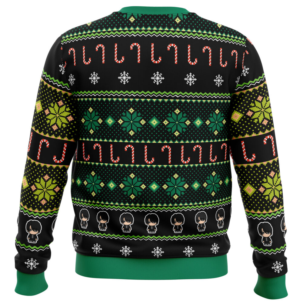 Yuuichi Katagiri Tomodachi Game Ugly Christmas Sweater - Holiday Jumper Sweatshirt - Narides